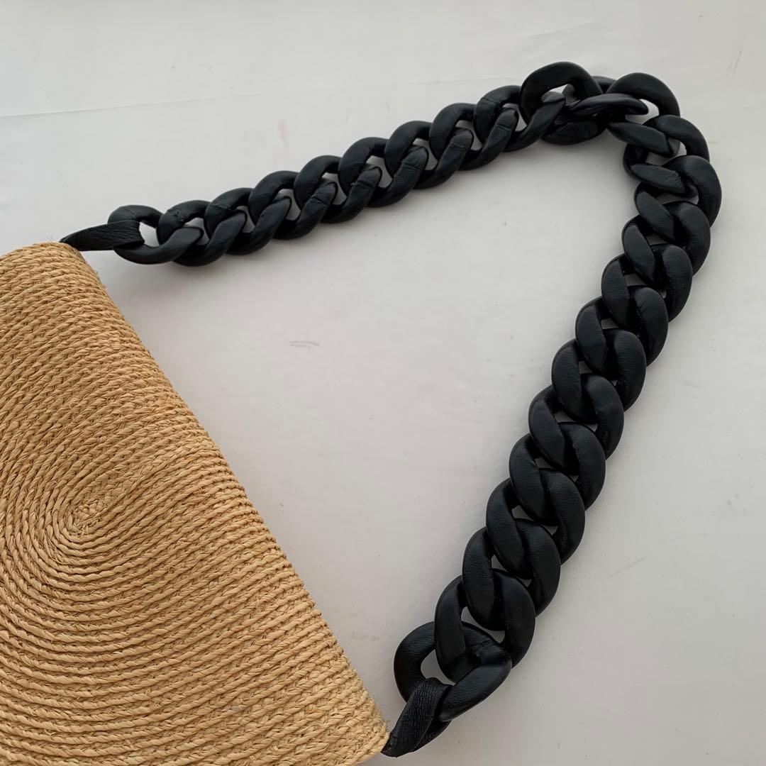 HELEN KAMINSKI ヘレンカミンスキー ラフィア ショルダーバッグ