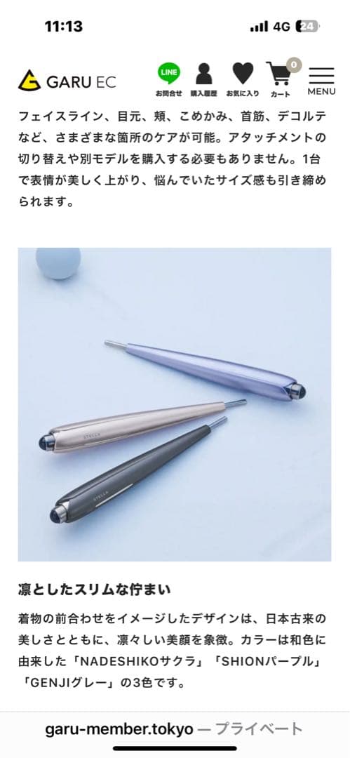 お買い得　新品‼️ビューティーフェイススティックRin グレー