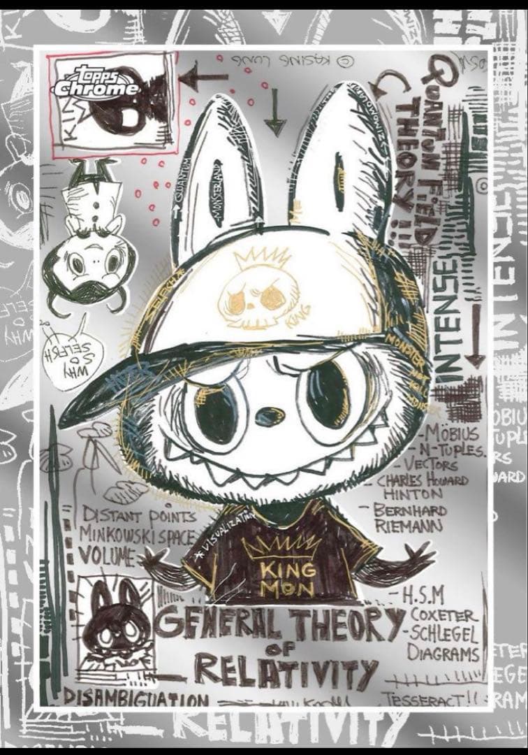 Topps Chrome 10周年記念ボックス ラブブ カード