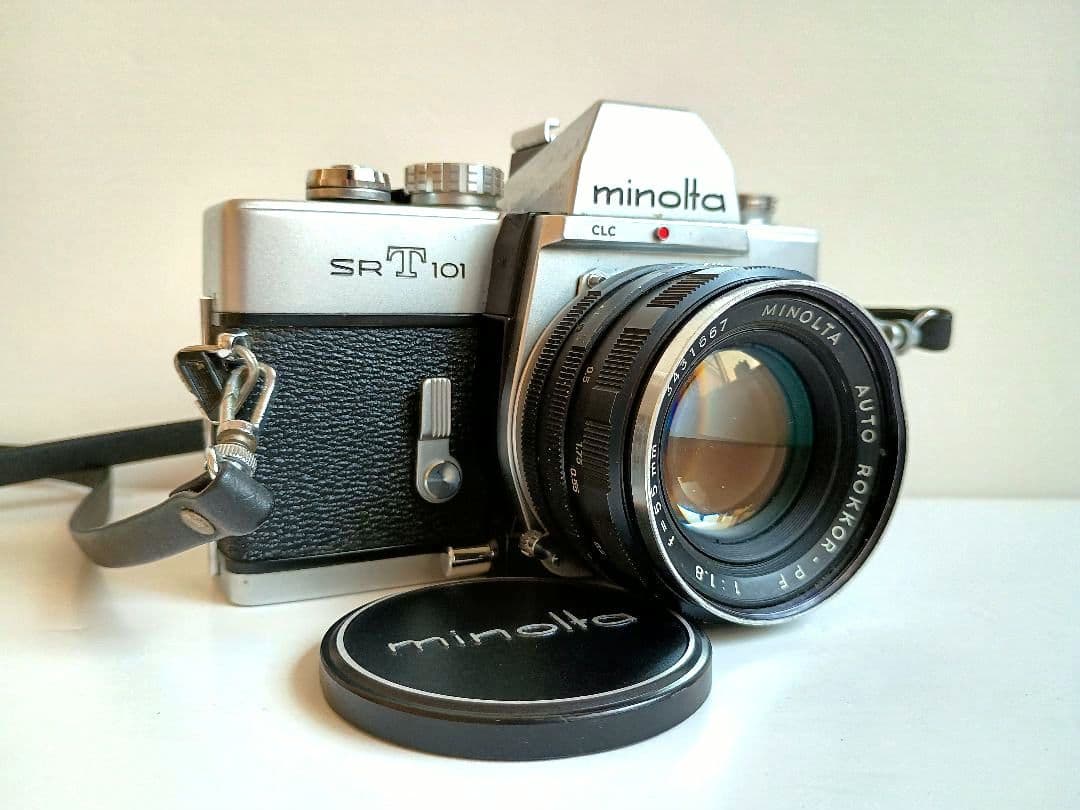 【匿名配送】ミノルタ SR-T 101 一眼レフフィルムカメラ 露出計OK