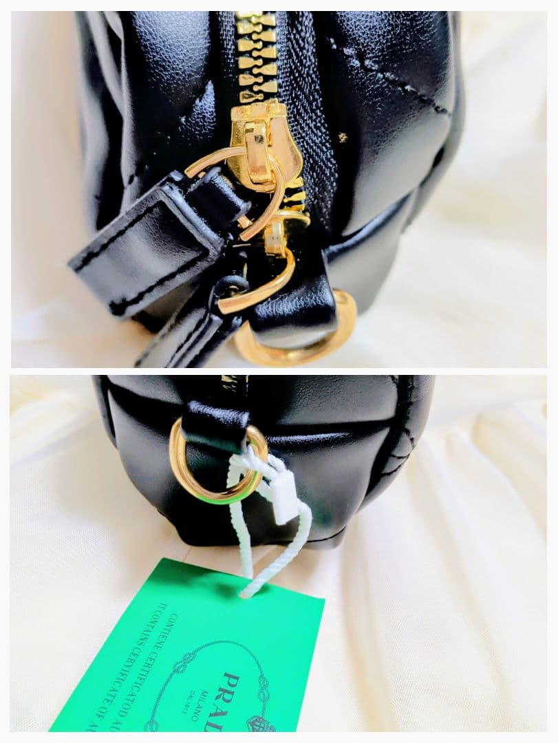 き*う様 希少、未使用☺️極美品☺️PRADA ブラック キルティング ショルダ