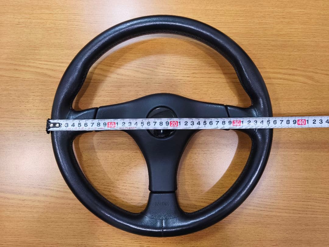 NARDI GARA3 Type3 36Φ ブラックレザー＆ブラックパッド