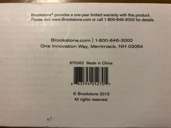 超小型プロジェクター　Brookstone