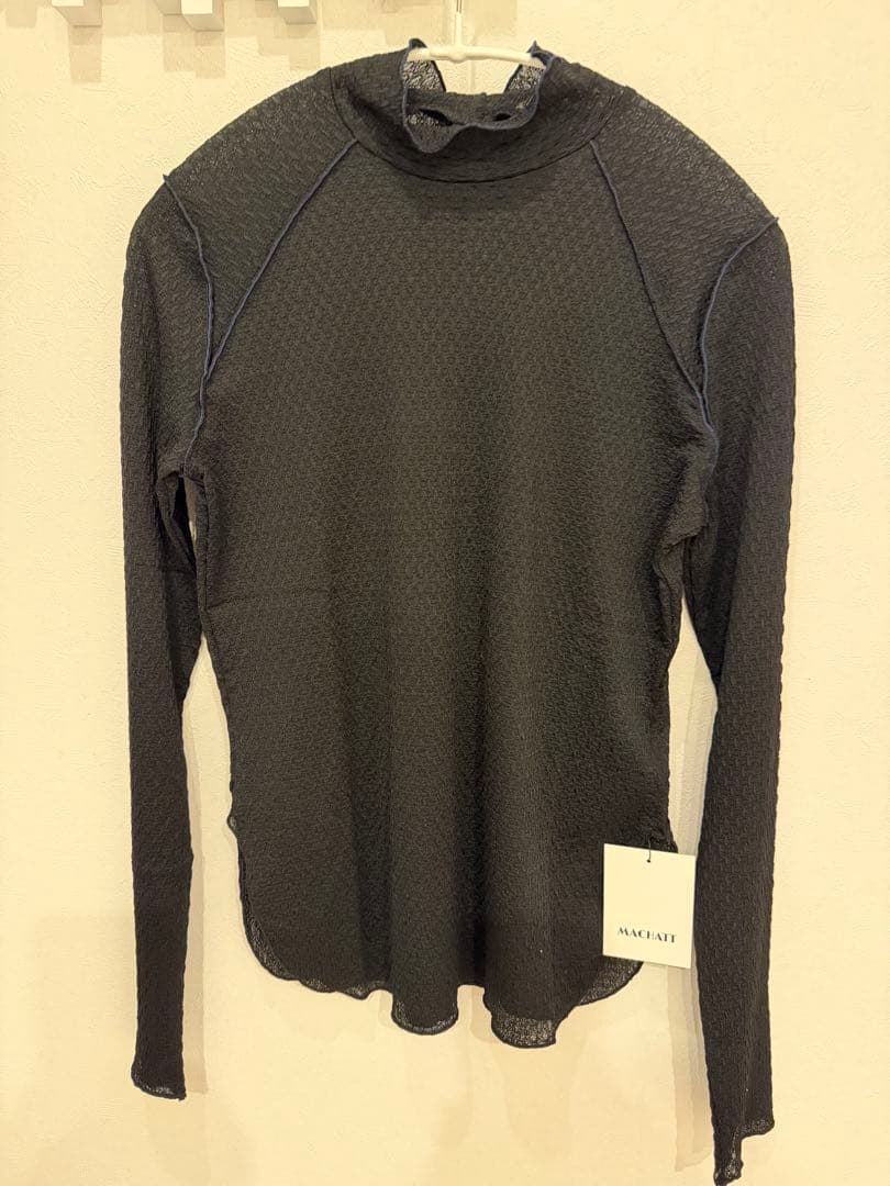 あっこさんさん【未使用品】マチャット　パイピングシアタートル　ブラック