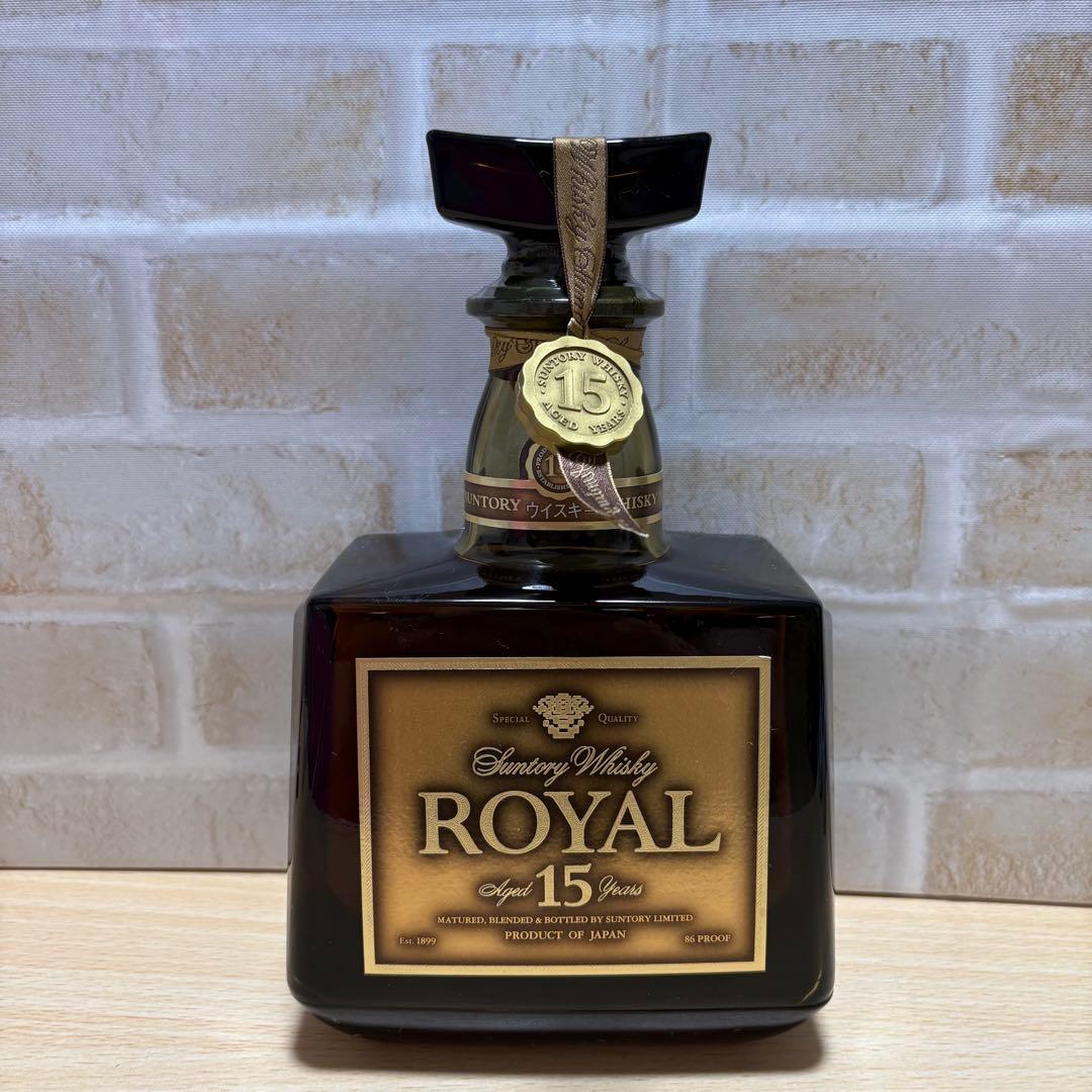 サントリーウイスキー　  ローヤル 15年 ゴールドラベル 古酒