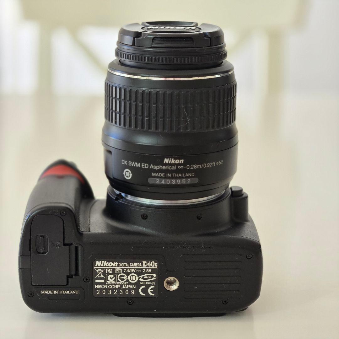 【ニコン】デジタル一眼レフカメラ Nikon D40x ダブルレンズセット