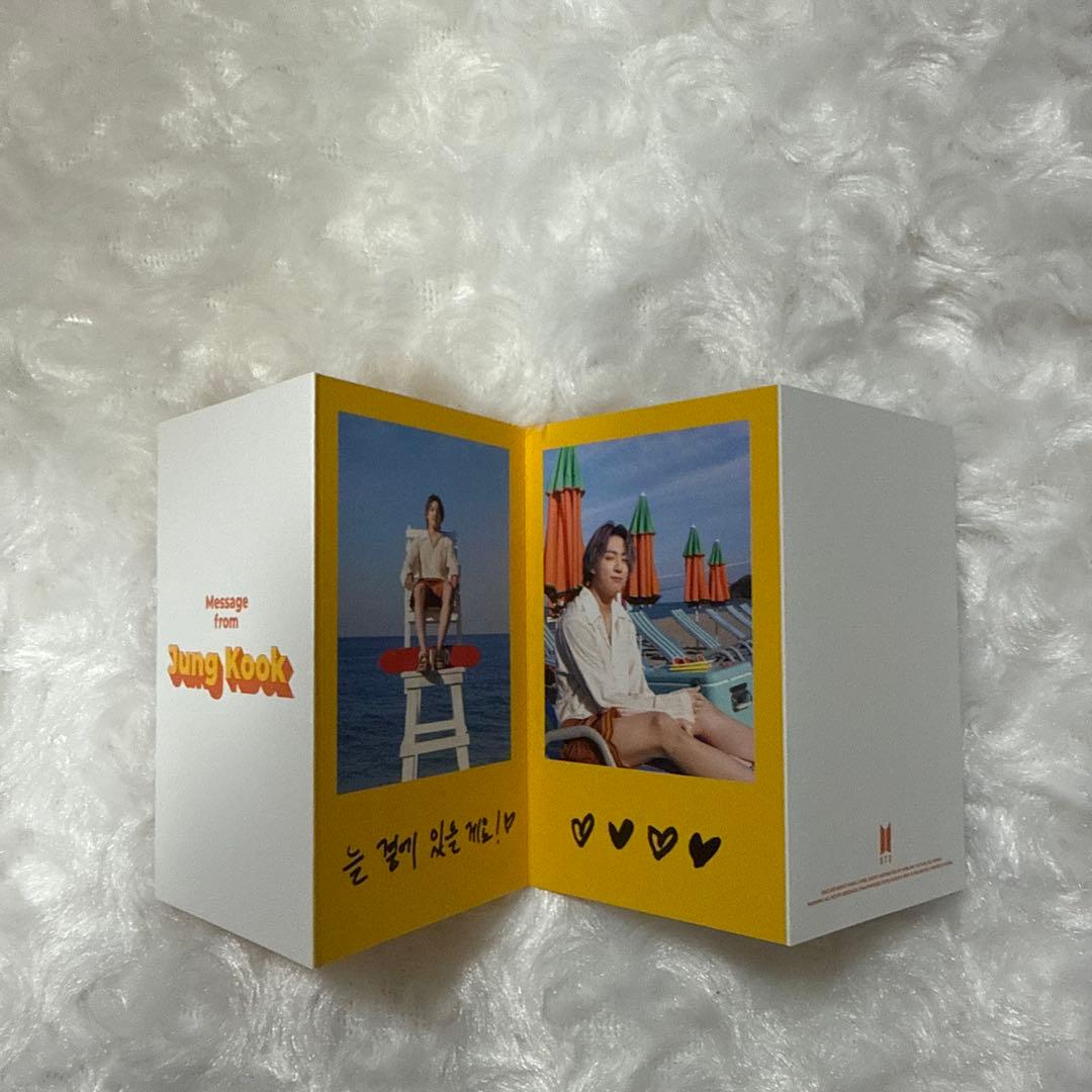 ジョングク　Jung Kook Butter トレカ　メッセージカードセット