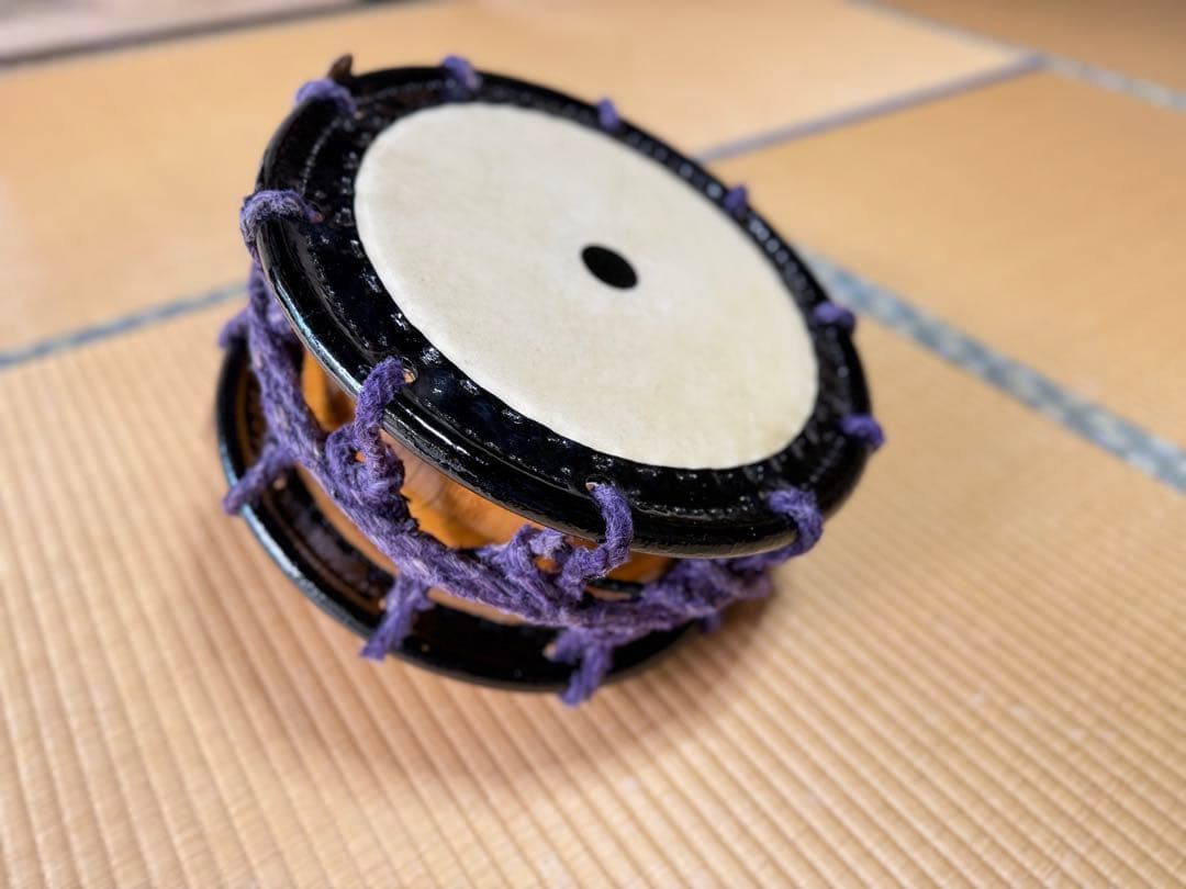 2丁掛 締太鼓 蛇の目入り 附締太鼓 和太鼓