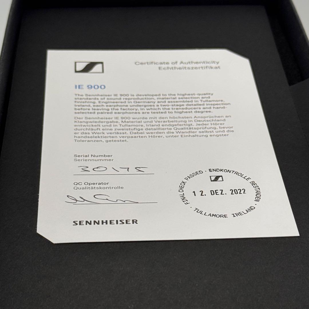 美品 SENNHEISER IE 900 [純正品]