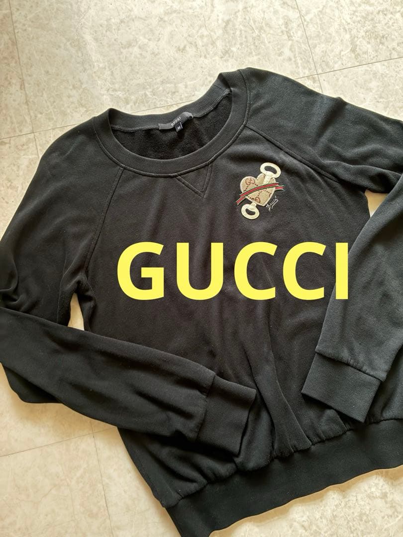 Gucci ブラック 長袖 トップス M 正規品