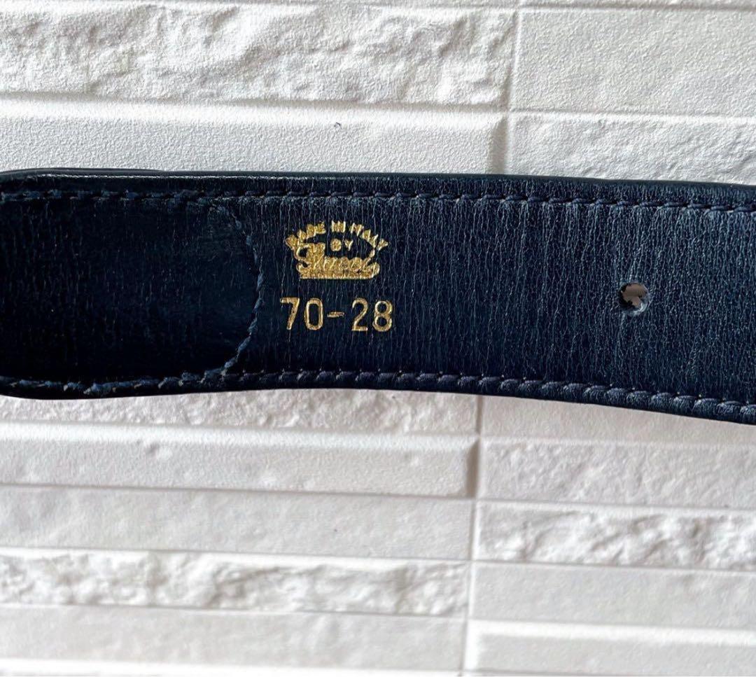 グッチ GG スプリーム インターロッキング PV C× レザー ベルト