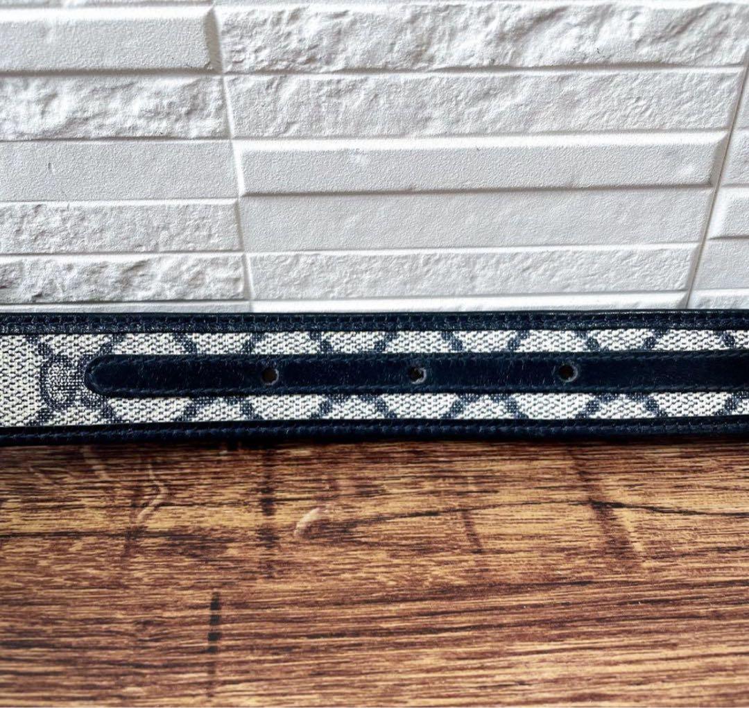 グッチ GG スプリーム インターロッキング PV C× レザー ベルト