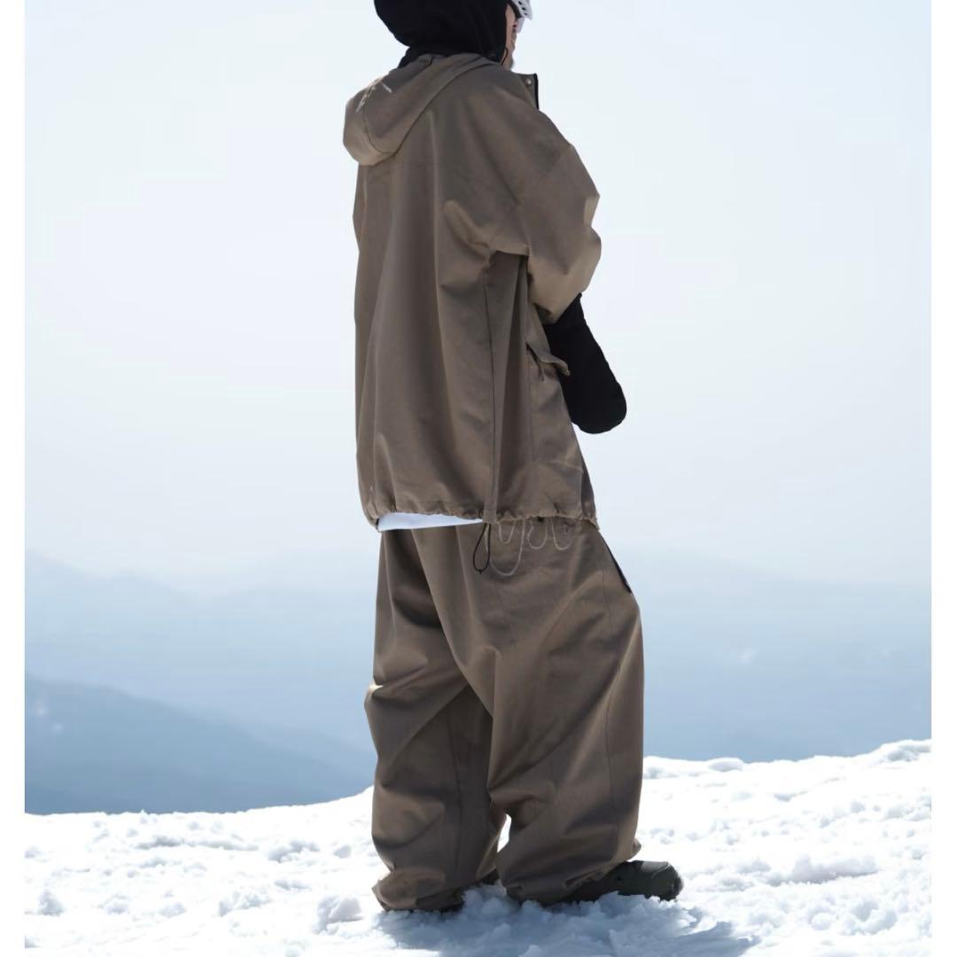 【本日限定お値下げ】MAHF スノーボードウェア ベージュ カーキ パンツ単品
