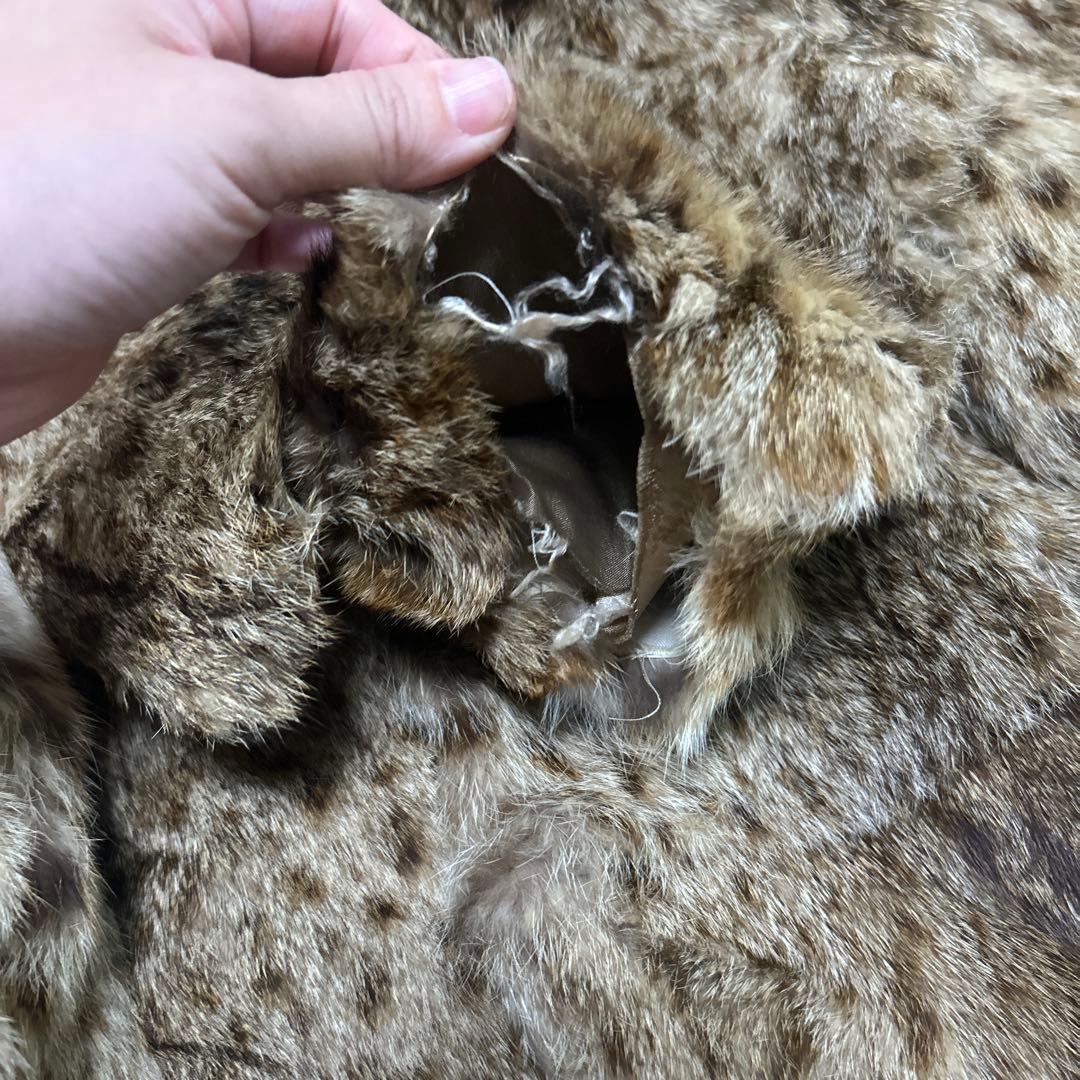 Revilldn レヴィヨン ファーコート　毛皮　ロング　ブラウン