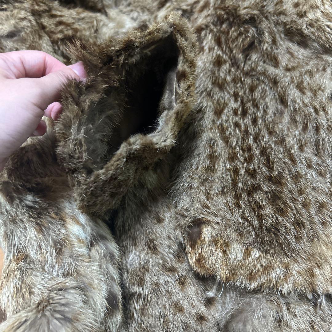 Revilldn レヴィヨン ファーコート　毛皮　ロング　ブラウン