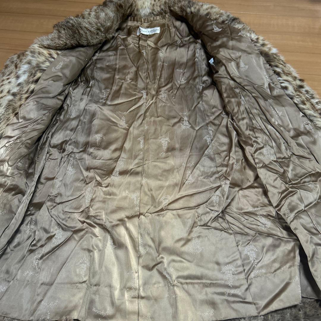 Revilldn レヴィヨン ファーコート　毛皮　ロング　ブラウン