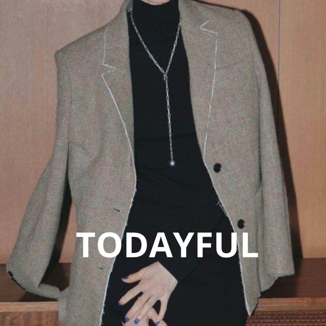 美品 TODAYFUL トゥデイフル カットオフウールジャケット アルパカ混 M