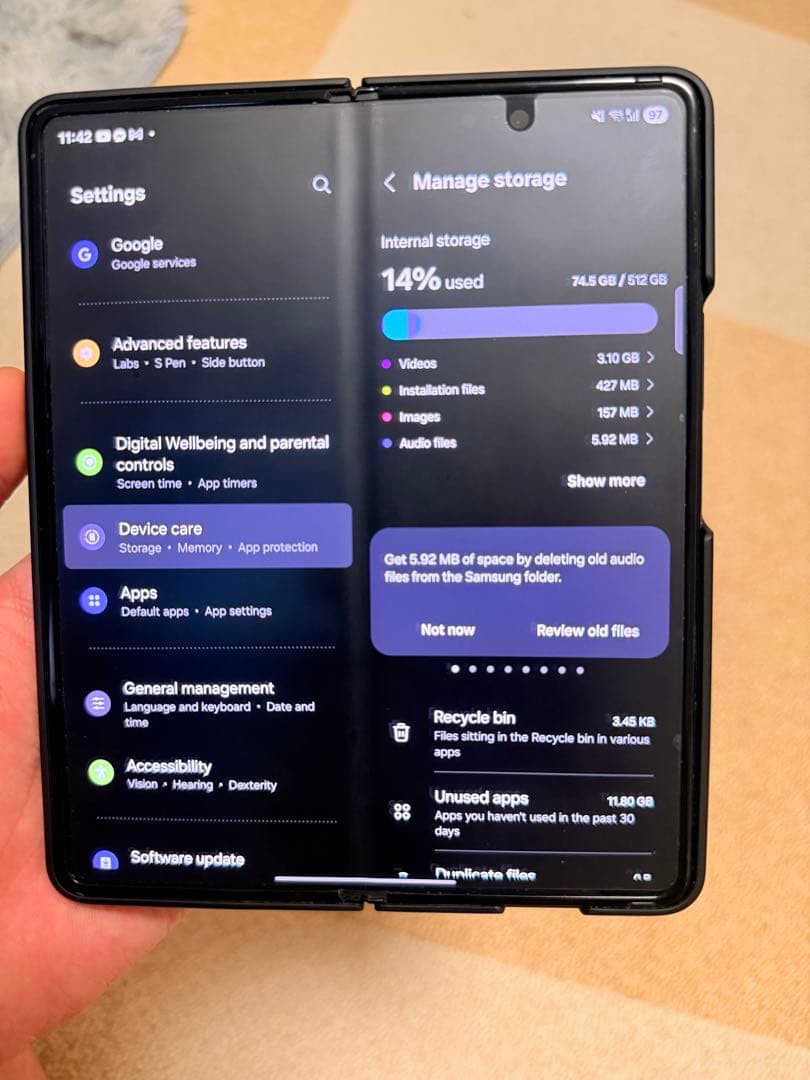 Samsung Galaxy Z Fold 3 512GB+ ケース+Sペン