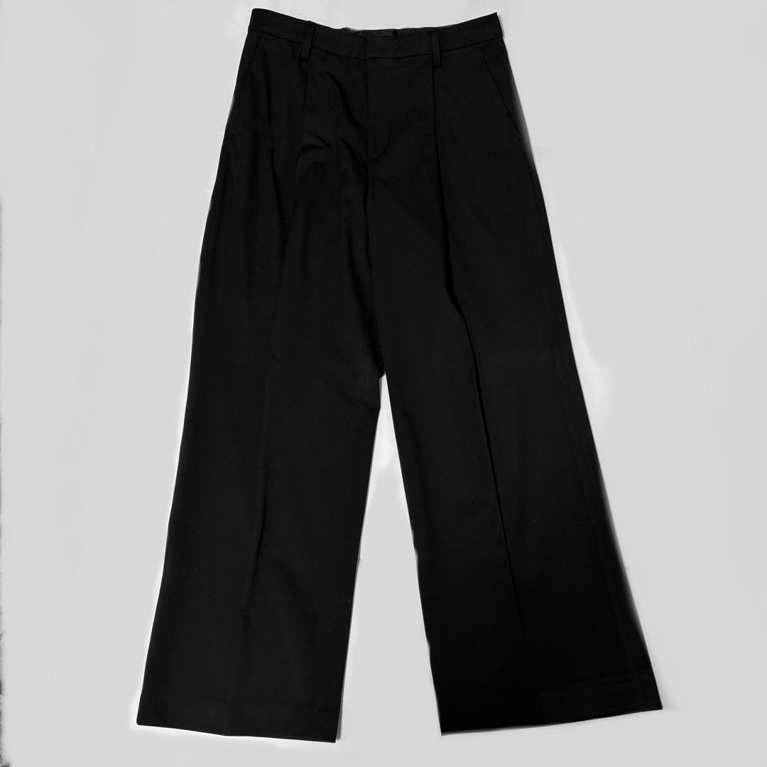 パンツ HIGH RISE WIDE STRAIGHT TROUSERS sullen