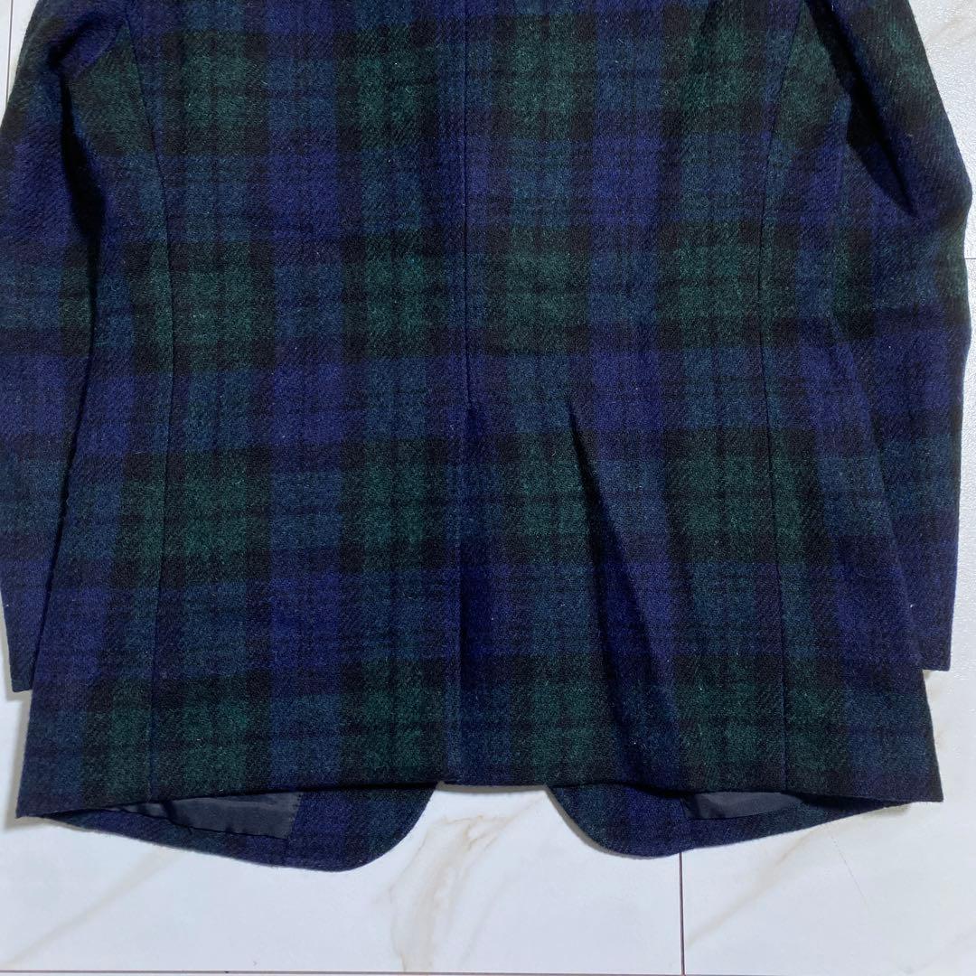 希少⭐︎オックスフォード ハリスツイード ウール チェック テーラードジャケット