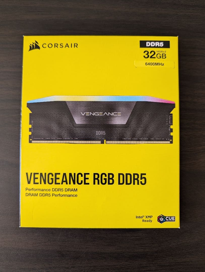 CORSAIR DDR5-6400MHz メモリ 32GB (16GB×2枚)