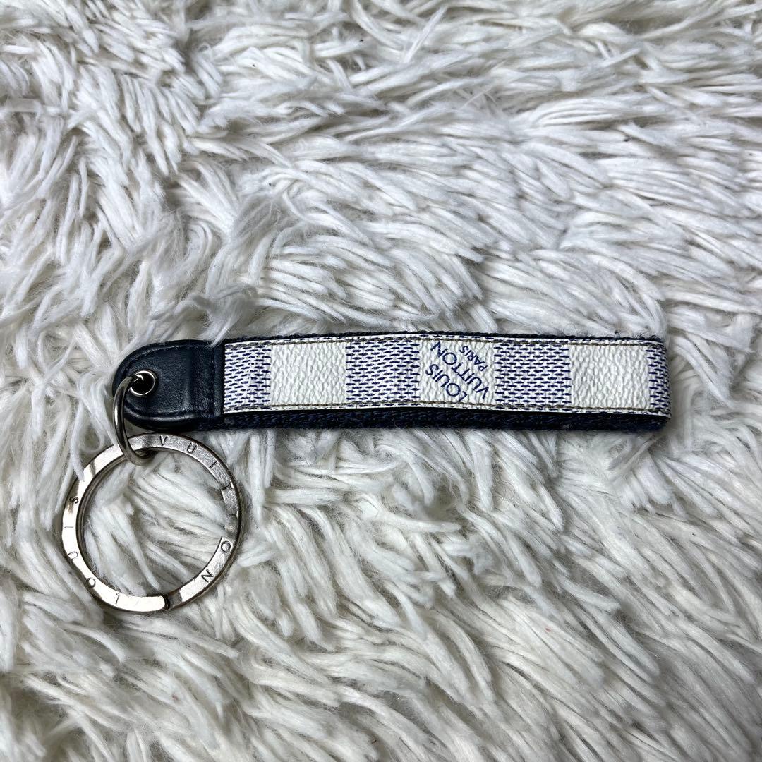 【美品✨】LOUIS VUITTON キーリング ドラゴンヌ ダミエ ホワイト