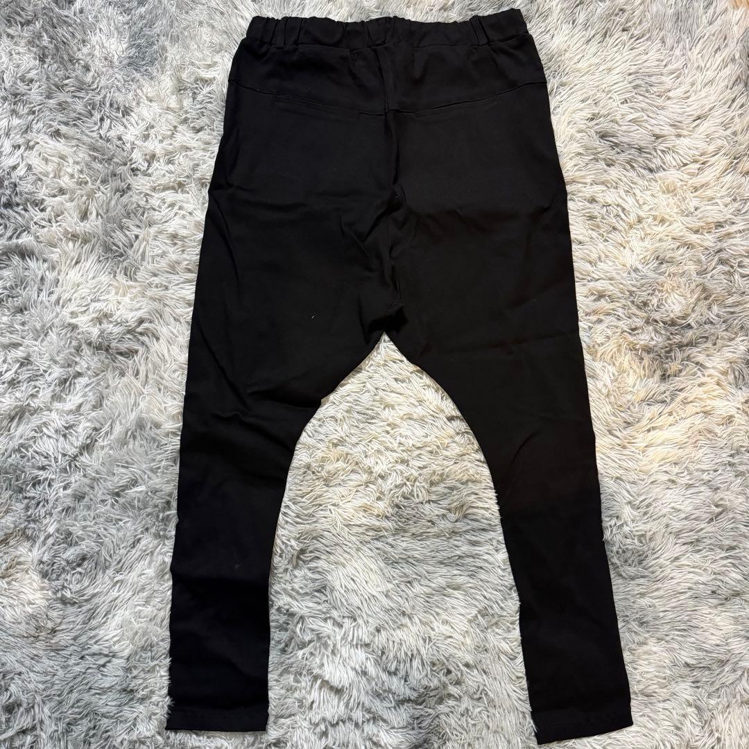 Cambio カンビオ　サルエルスキニーパンツ ブラック　ストレッチ　L