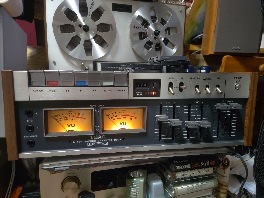 希少！名機！TEAC A-450 各ベルト交換済み再生良好　ワウフラッター良好