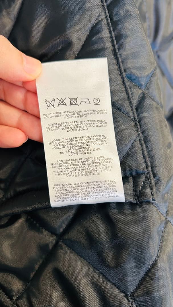 【美品】JAVENHAM ブラック キルティングベスト 38