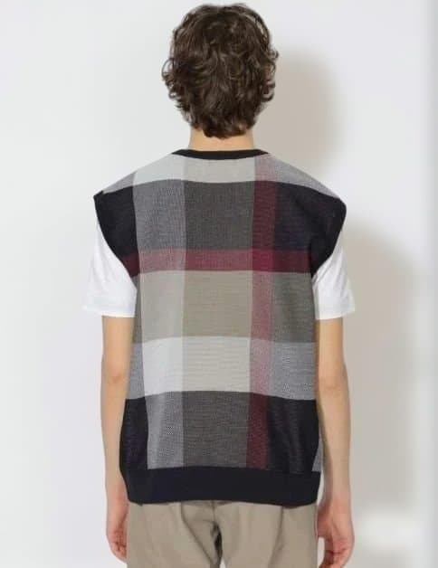 現行 限定品【新品タグ付】ブラックレーベルクレストブリッジ ニットベスト