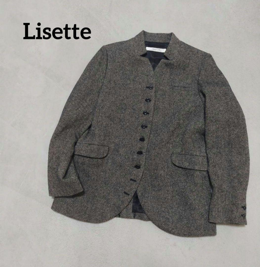 LISETTE リゼッタ ヘリンボーン ツイード ジャケット 36