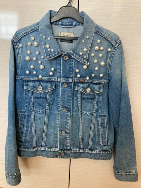 4/11までお値下げ☆YANUK×PARIGOT パール付きデニムジャケット