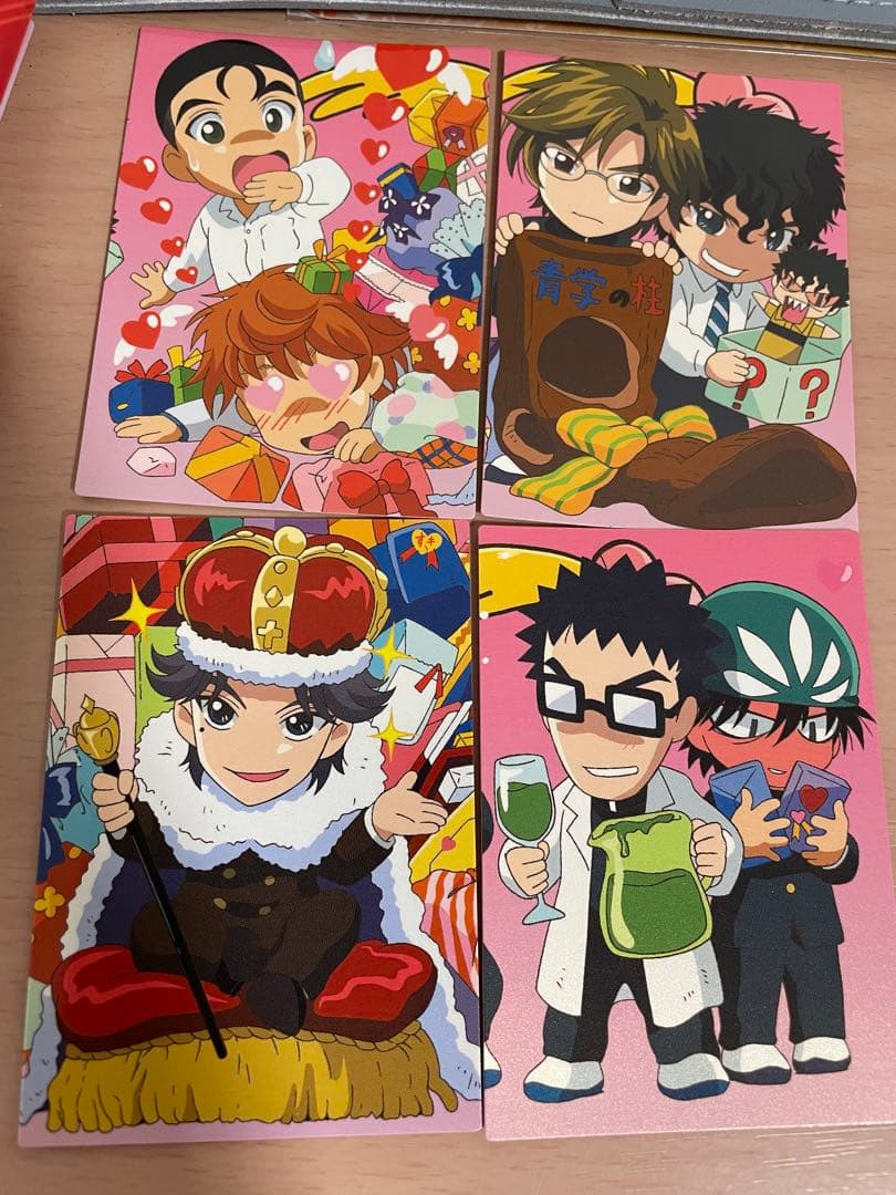 テニスの王子様ちびキャラバレンタイン＆トレカ手塚、越前、不二他