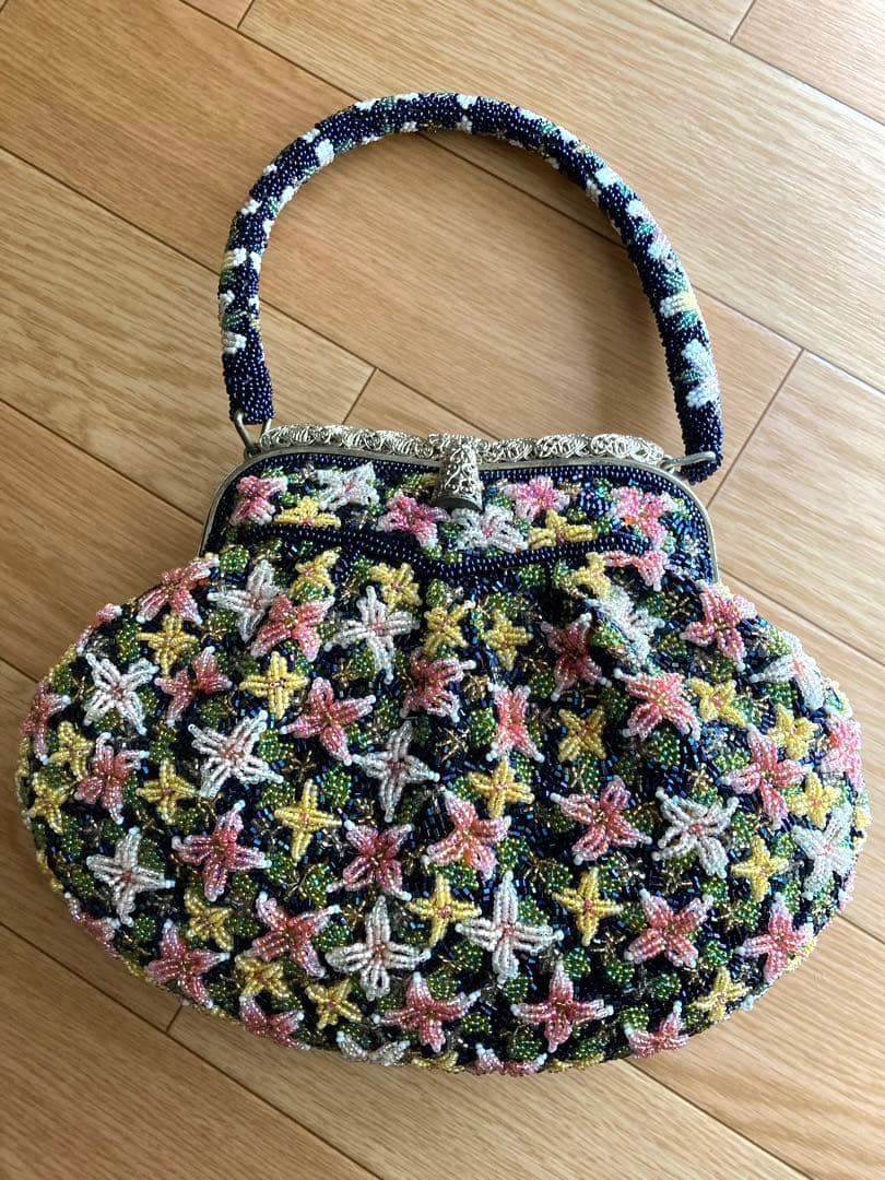 ビーズバッグ 和装 洋装 フォーマル 昭和レトロ