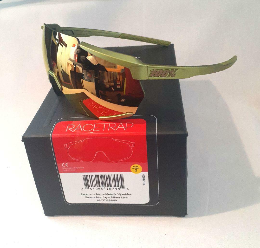 100% Racetrap Viperidae ワンハンドレッド サングラス