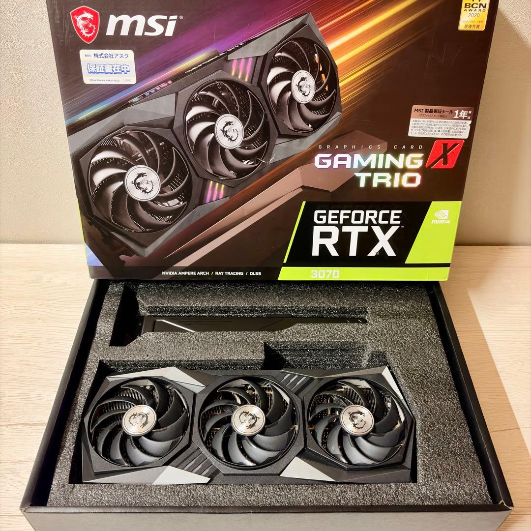 グラフィックボード・グラボ・ビデオカード MSI GeForce RTX 3070 Gaming X Trio