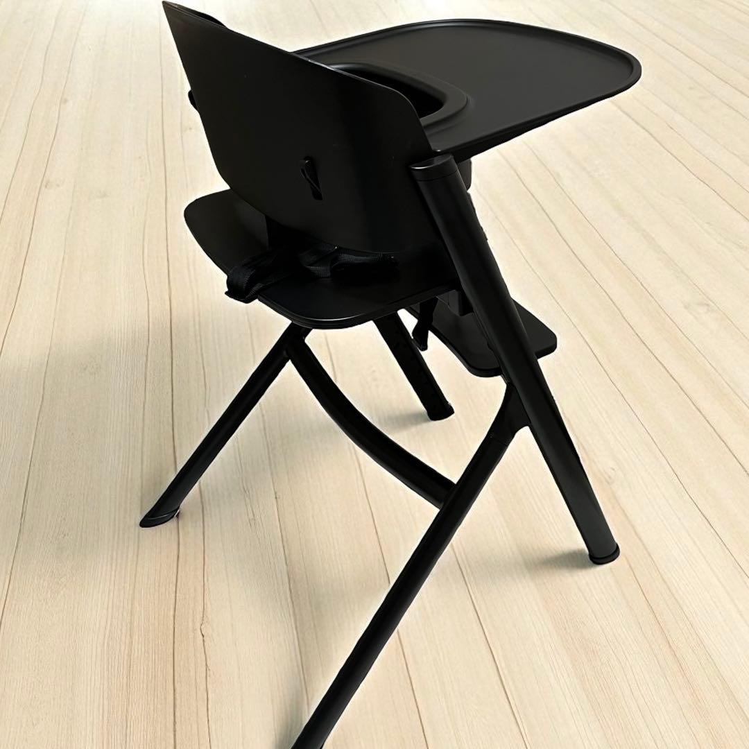 【訳あり】YATOMI ヤトミ　NOVUS ノウス　ベビーチェア ハイチェア　黒