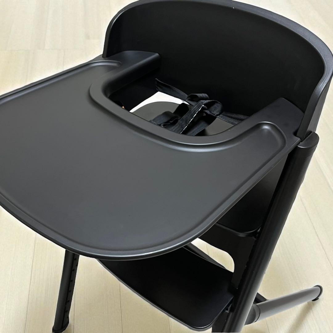 【訳あり】YATOMI ヤトミ　NOVUS ノウス　ベビーチェア ハイチェア　黒