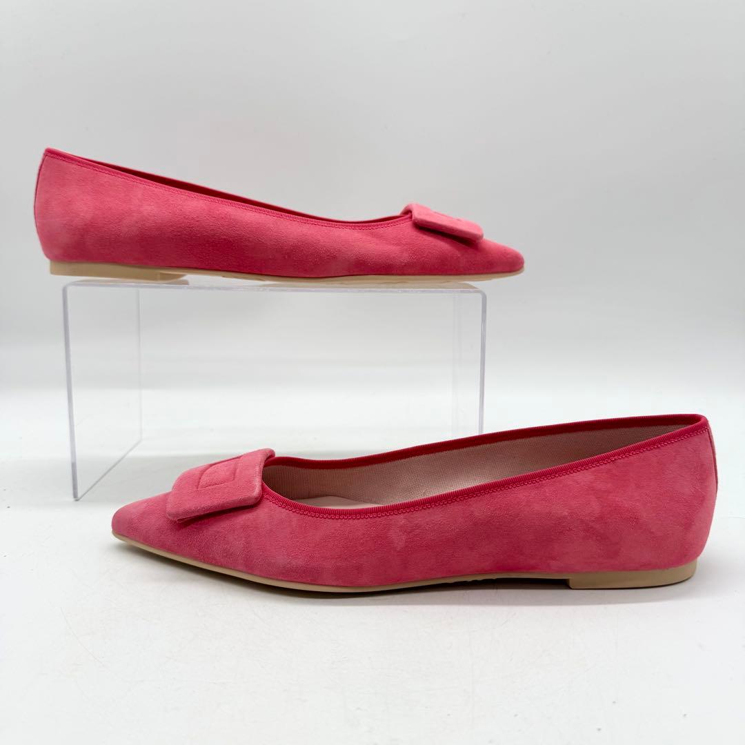 Pretty Ballerinas プリティーバレリーナスエードフラットパンプス