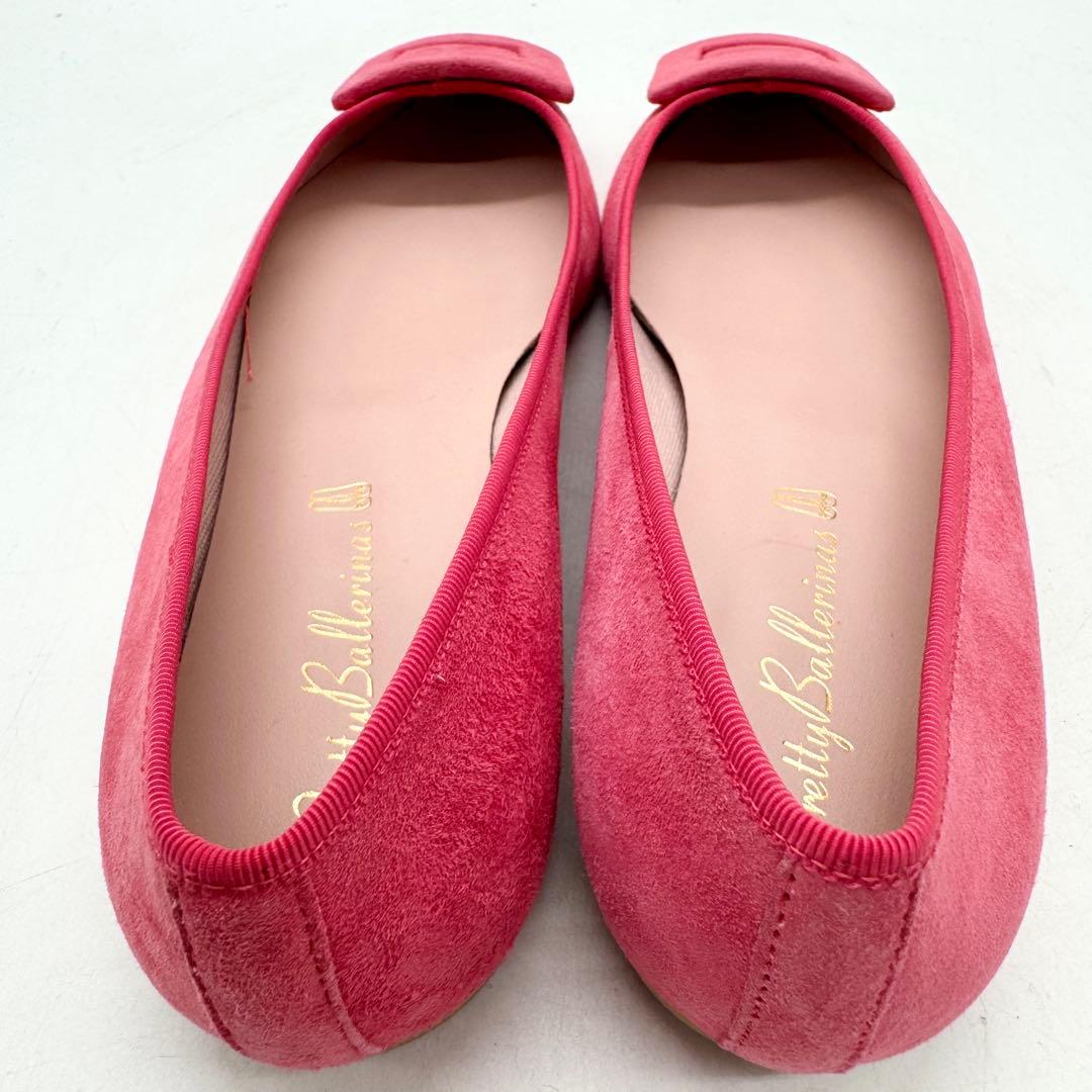 Pretty Ballerinas プリティーバレリーナスエードフラットパンプス