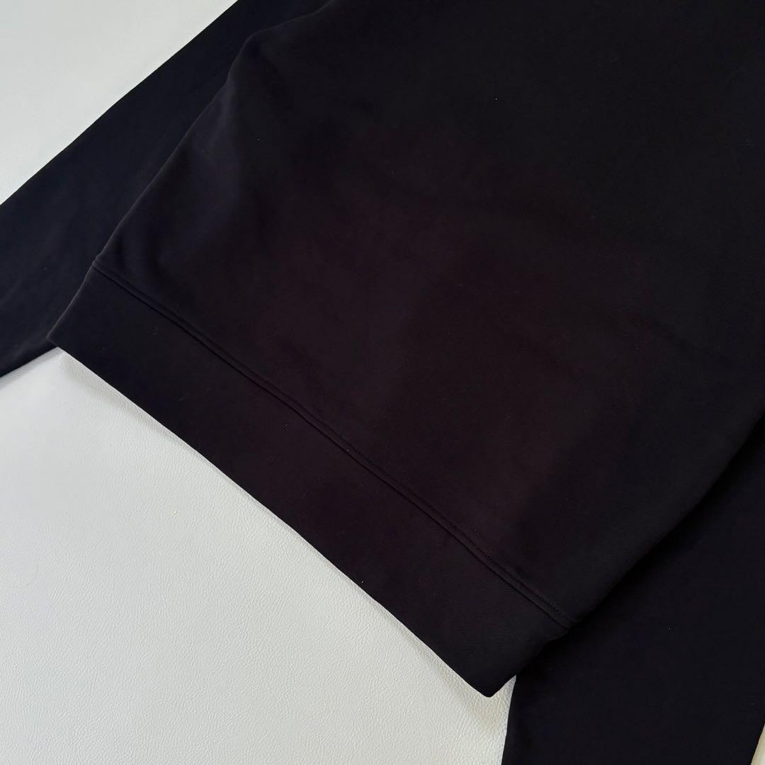 美品✨N°21 安全ピンデザイン ロゴトレーナー スウェット ブラック