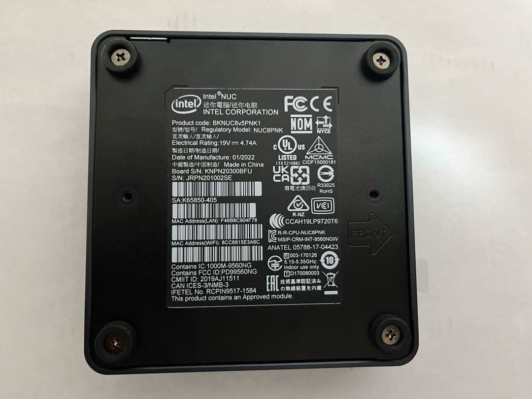 その他 Roon ROCK Server / intel NUC corei5