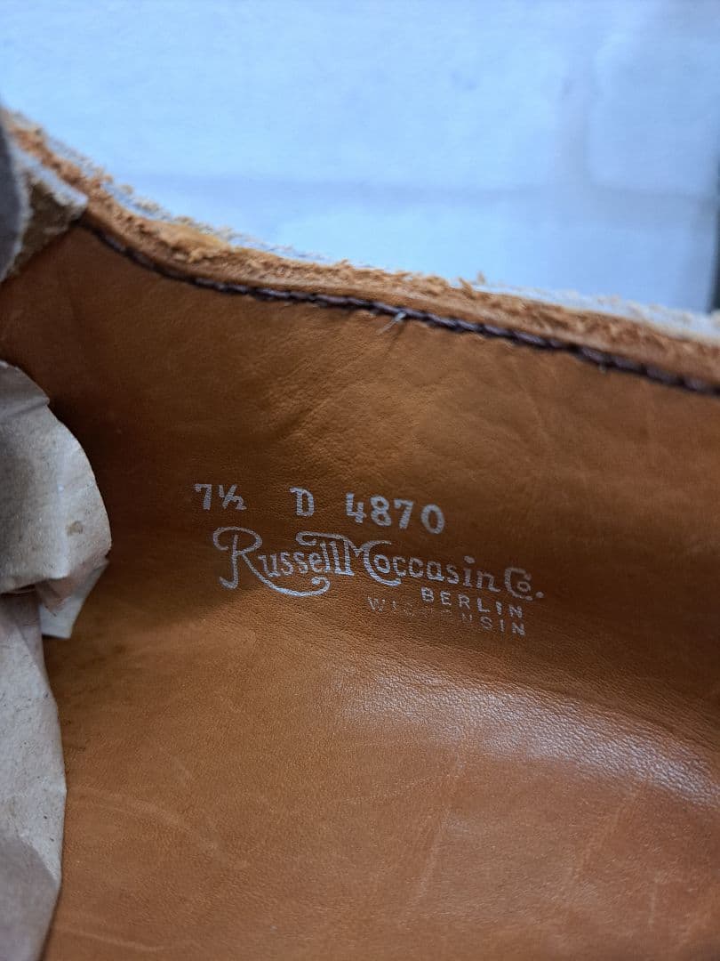 RUSSELL MOCCASIN　ラッセルモカシン スエード　チャッカブーツ