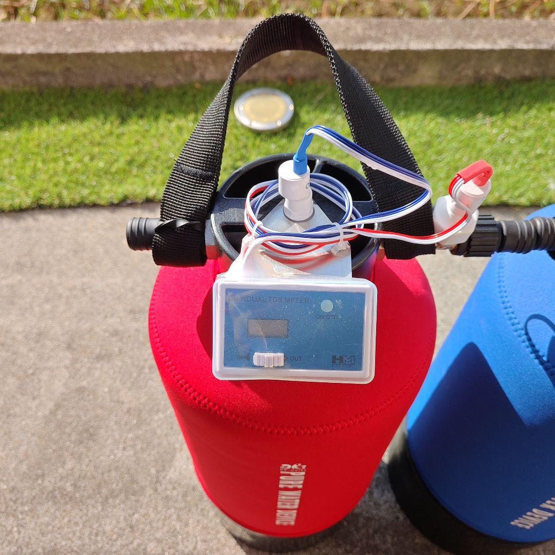 絢DK-works TDSモニター付 洗車用純水器 10L　2本
