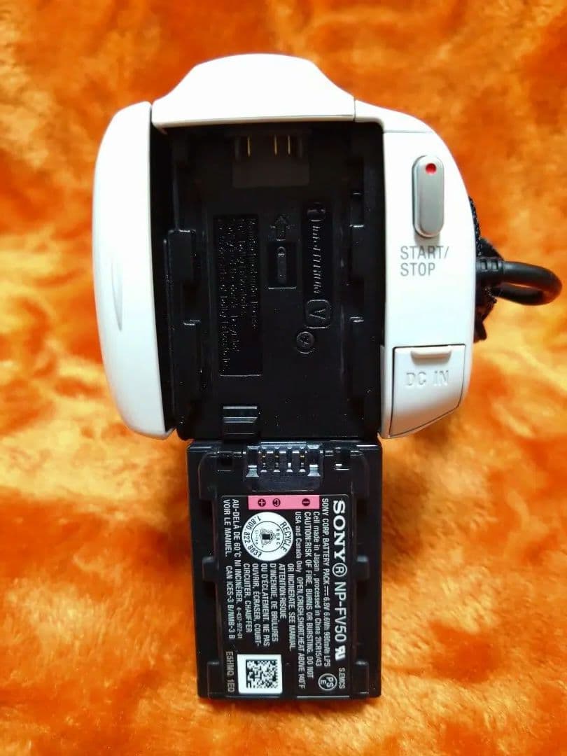 SONY HDR-CX480(W) WiFi内蔵モデル　軽量簡単操作　ケース付