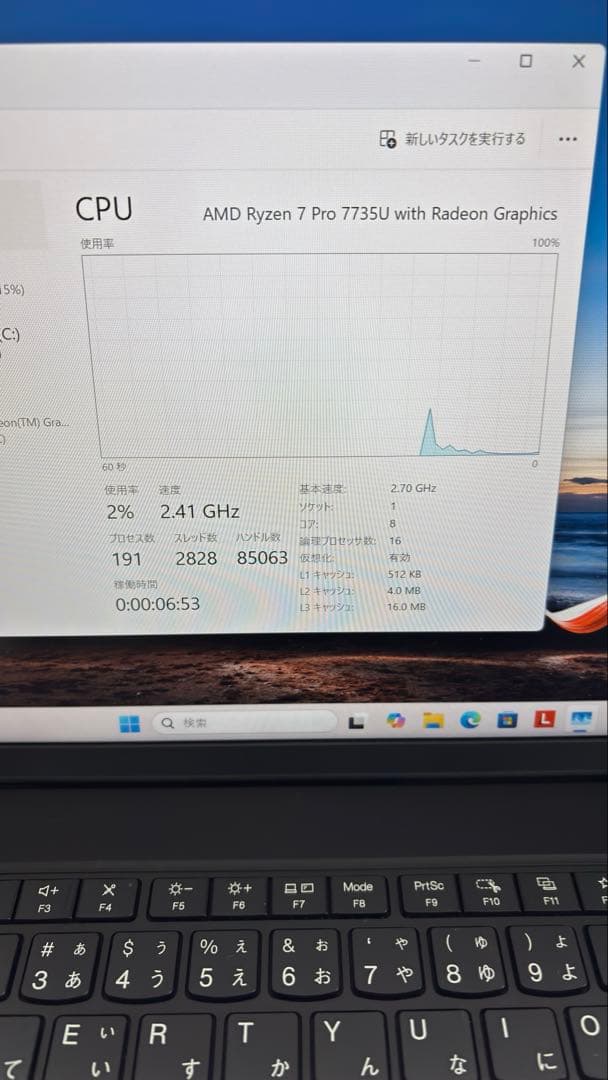 （通常未使用） 32GB Thinkpad L14 Gen5 Ryzen7