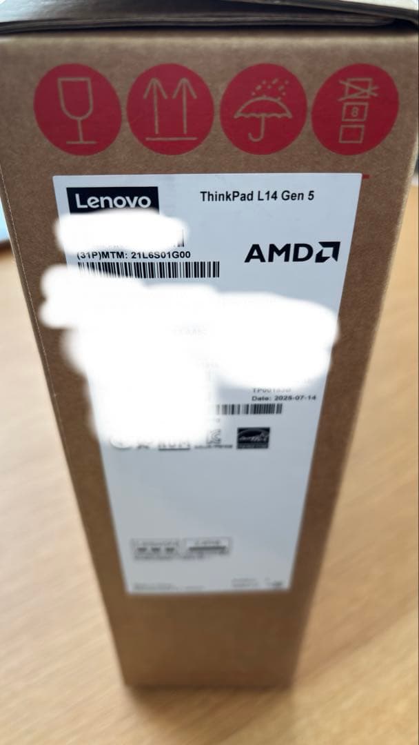 （通常未使用） 32GB Thinkpad L14 Gen5 Ryzen7