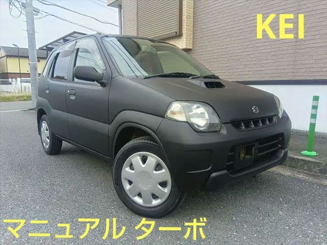 KEI☆ターボ☆マニュアル☆ABS☆マット塗装☆ドアバイザー☆ABS☆車検取得可