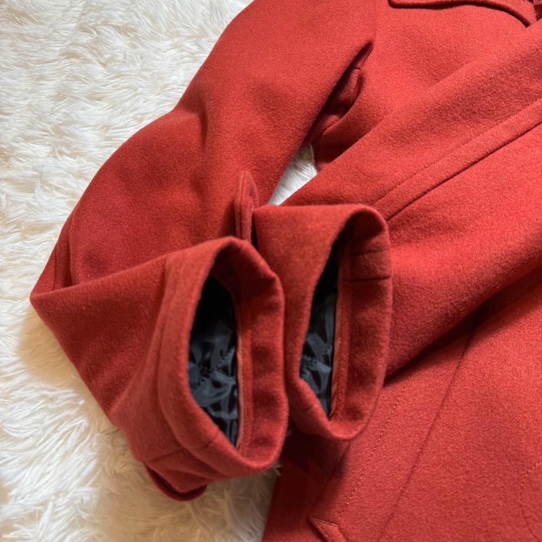 未使用に近い バーバリーブラックレーベル ダッフルコート ウール トグル