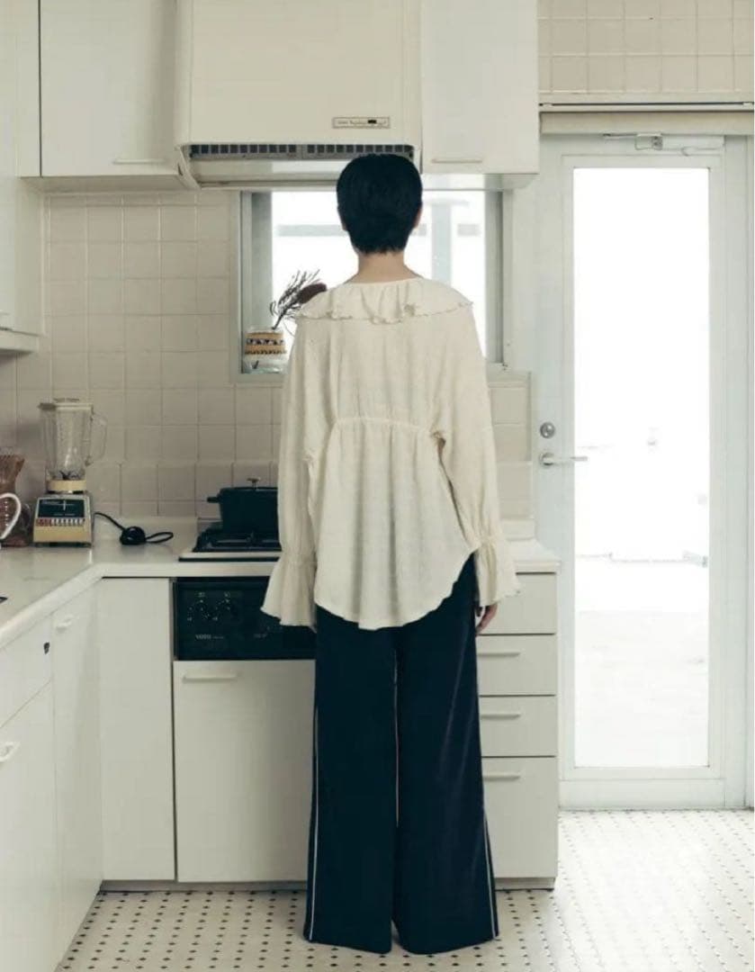 日曜削除。rosarymoon Layered Jersey Pants